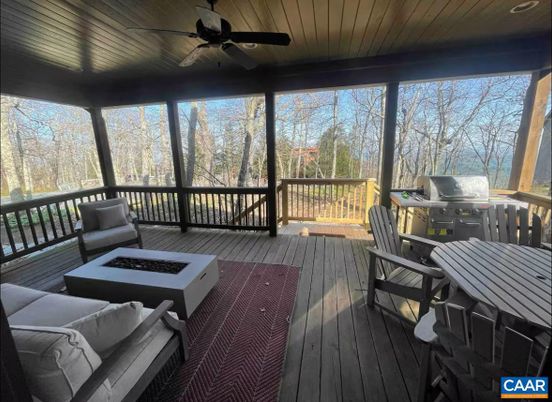 Interior, Sun Room, Wood Texture Flooring