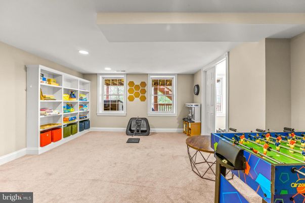 Fireplace, Game Room, Interior, Recessed Lighting
