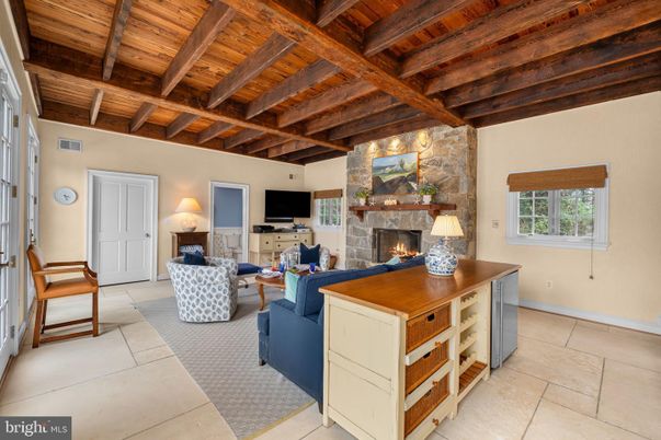 Fireplace, Interior, Living room, Stone Walls, Wooden Beams, Wooden Ceilings