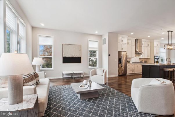 Interior, Kitchen, Living room, Pendant Lights, Recessed Lighting, Stainless Steel Appliances, Wood Texture Flooring