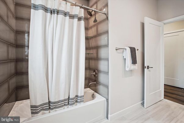 Bathroom, Interior, Wood Texture Flooring