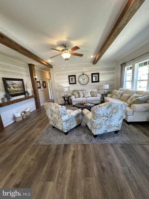 Interior, Living room, Wooden Beams, Wood Texture Flooring