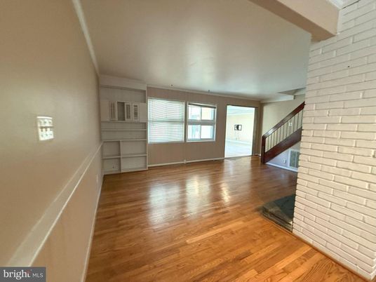 Empty room, Interior, Stone Walls, Wood Texture Flooring