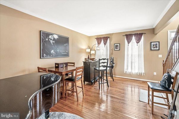 Dining room, Interior, Wood Texture Flooring