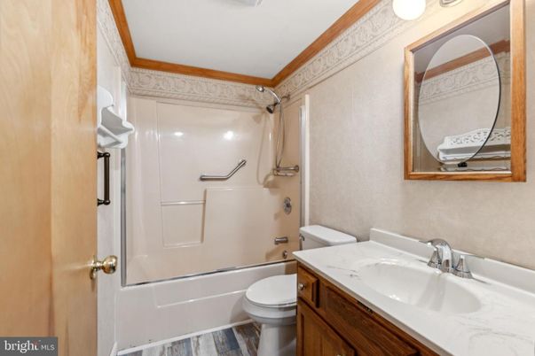 Bathroom, Dual Sink Vanities, Interior, Wood Texture Flooring