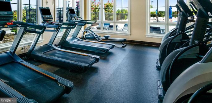 Fitness Equipment, Gym, Interior