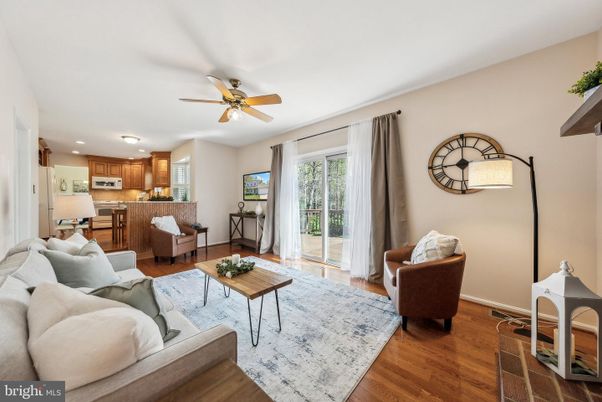 Interior, Kitchen, Living room, Recessed Lighting, Stainless Steel Appliances, Wood Texture Flooring