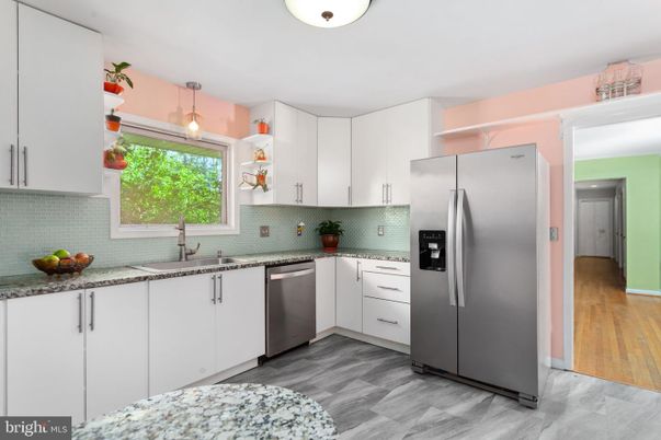 Interior, Kitchen, Pendant Lights, Stainless Steel Appliances, Wood Texture Flooring