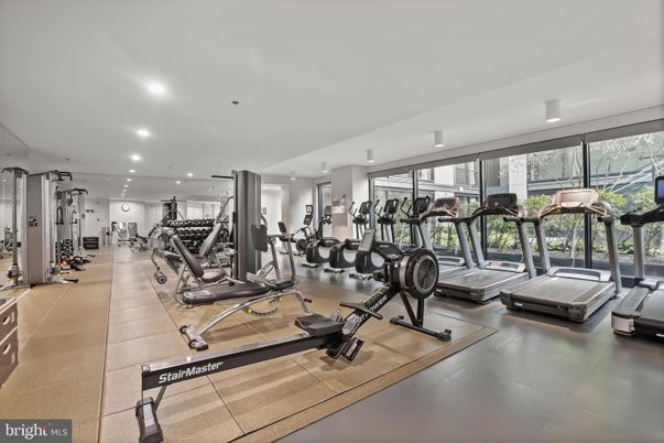 Fitness Equipment, Gym, Interior, Recessed Lighting