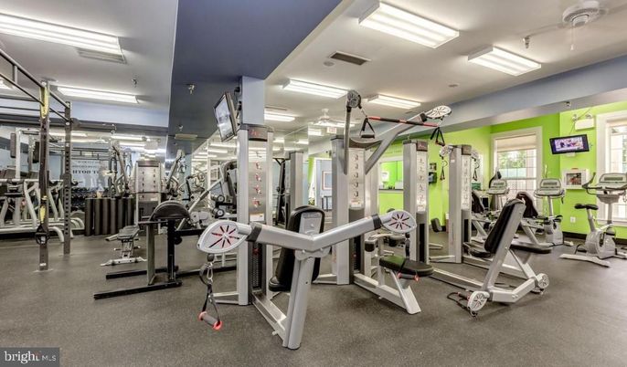 Fitness Equipment, Gym, Interior
