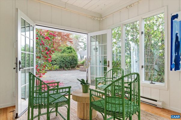 Interior, Sun Room, Wood Texture Flooring