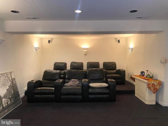 Home Theatre Room, Interior, Recessed Lighting, Theatre Room
