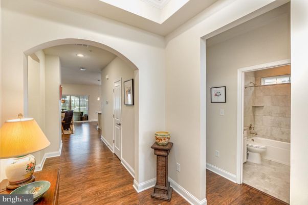 Bathroom, Interior, Recessed Lighting, Wood Texture Flooring