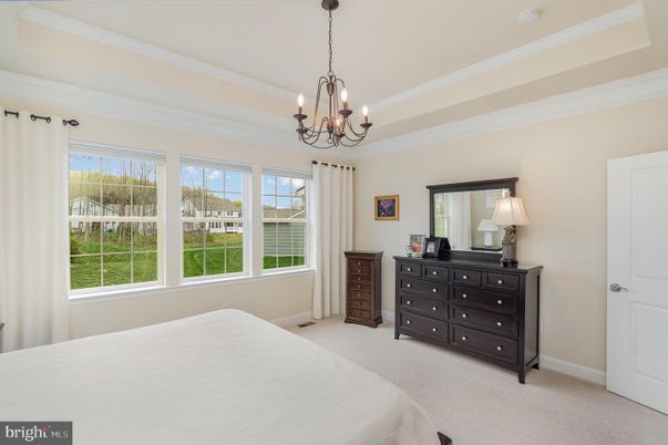 Bedroom, Chandelier, Interior