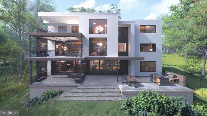 Exterior, Facade, Modern