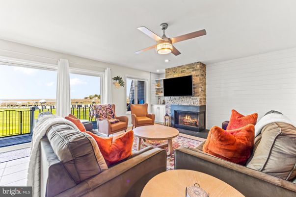 Fireplace, Interior, Living room, Stone Walls