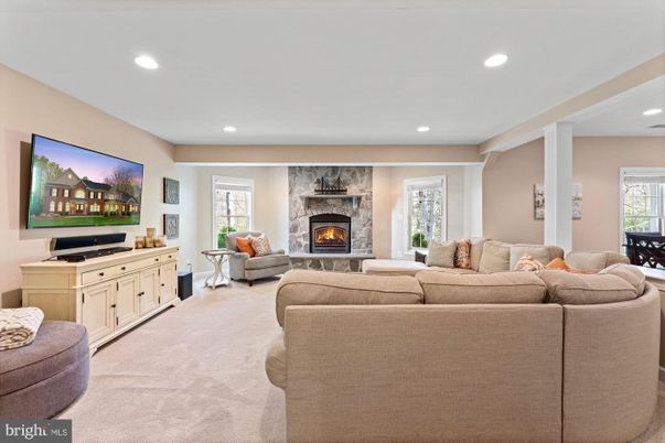 Fireplace, Interior, Living room, Recessed Lighting