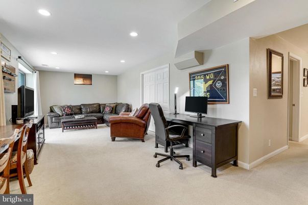 Home Office, Interior, Living room, Recessed Lighting