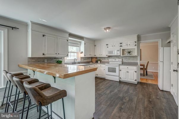 Interior, Kitchen, Wood Texture Flooring