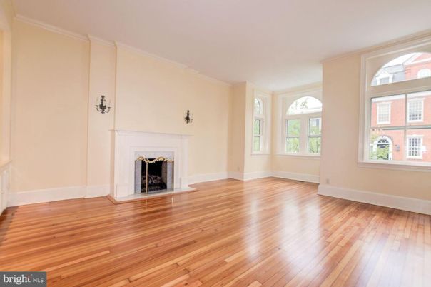 Empty room, Fireplace, Interior, Wood Texture Flooring