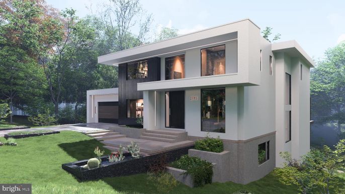 Attached, Backyard, Exterior, Facade, Modern