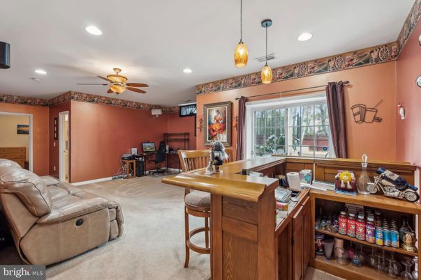 Home Office, Interior, Pendant Lights, Recessed Lighting