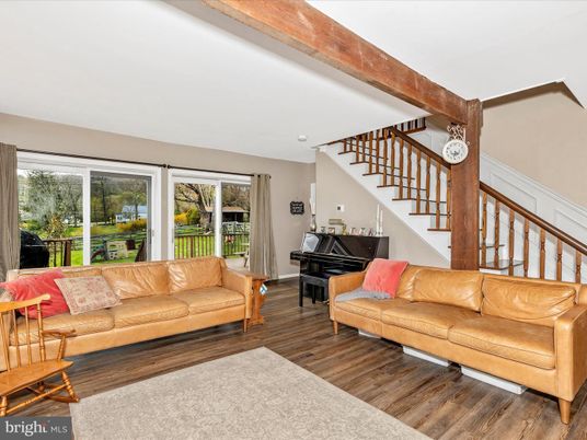 Interior, Living room, Piano, Wooden Beams, Wood Texture Flooring
