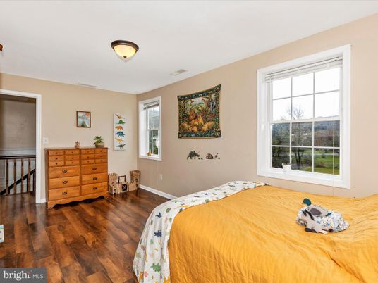 Bedroom, Interior, Wood Texture Flooring