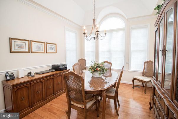 Chandelier, Dining room, Interior, Pendant Lights, Wood Texture Flooring