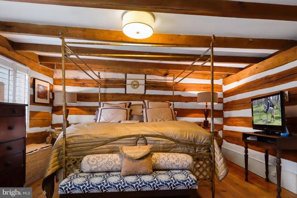 Bedroom, Interior, Wooden Beams, Wood Texture Flooring