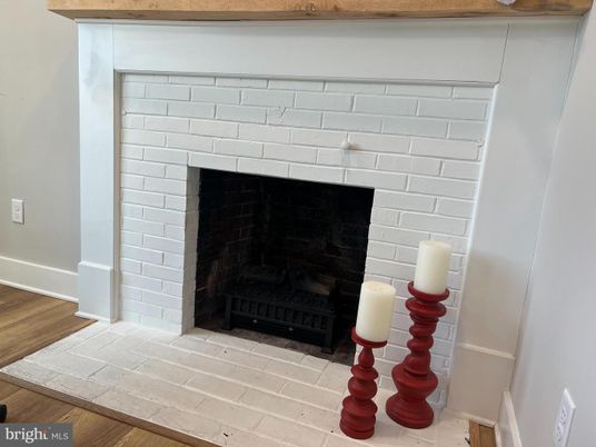 Fireplace, Interior, Stone Walls, Wood Texture Flooring