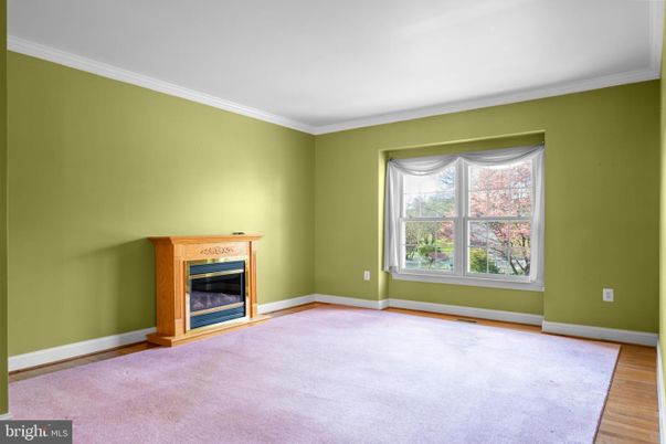 Empty room, Fireplace, Interior