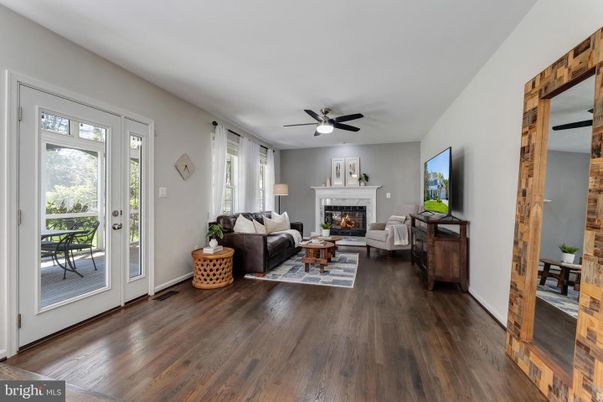 Fireplace, Interior, Living room, Wood Texture Flooring