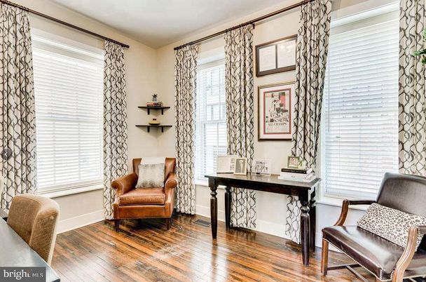 Home Office, Interior, Wood Texture Flooring