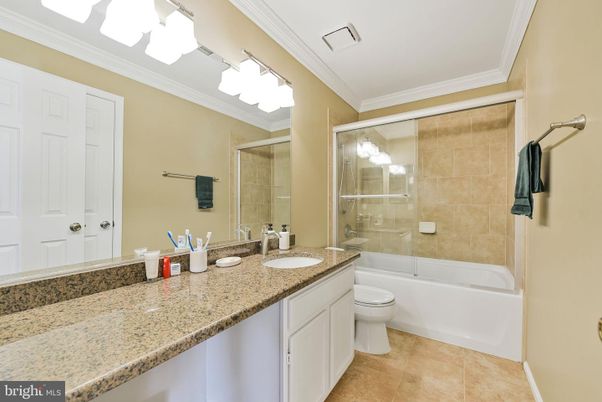 Bathroom, Dual Sink Vanities, Glass Shower, Interior
