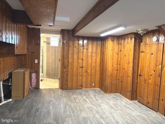 Empty room, Interior, Wood Texture Flooring, Wooden Walls