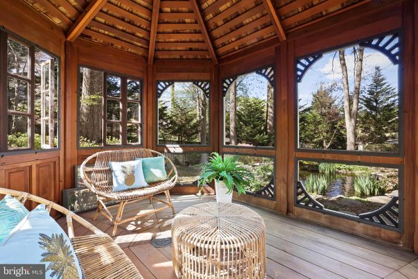 Interior, Sun Room, Wooden Beams, Wooden Ceilings, Wood Texture Flooring