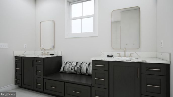 Bathroom, Dual Sink Vanities, Interior