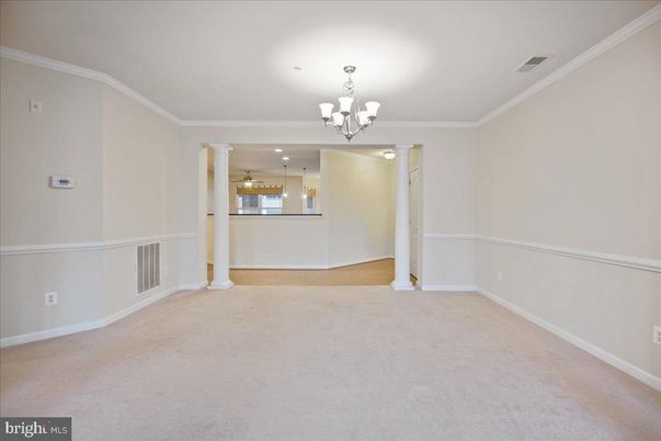 Chandelier, Empty room, Interior, Recessed Lighting