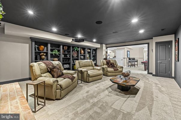 Interior, Living room, Recessed Lighting