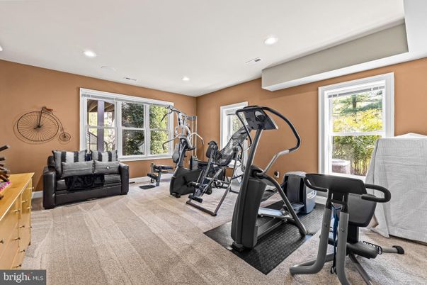 Fitness Equipment, Interior, Recessed Lighting
