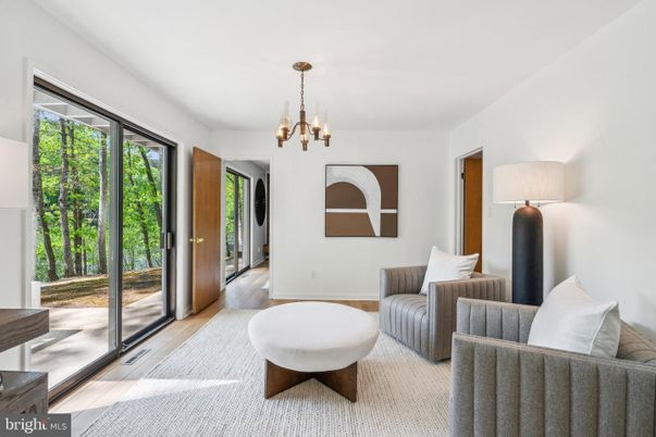 Chandelier, Interior, Wood Texture Flooring