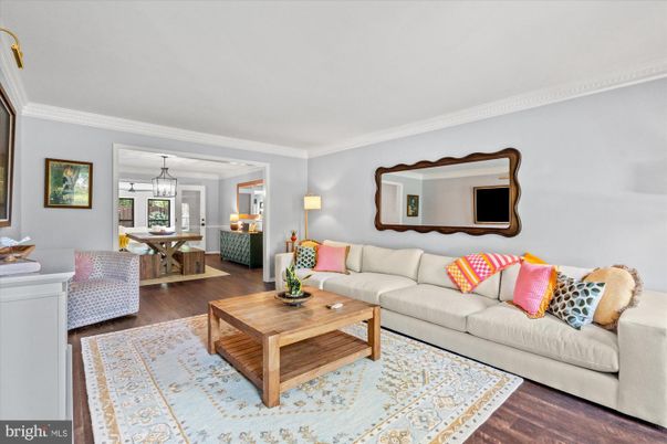 Dining room, Interior, Living room, Pendant Lights, Wood Texture Flooring