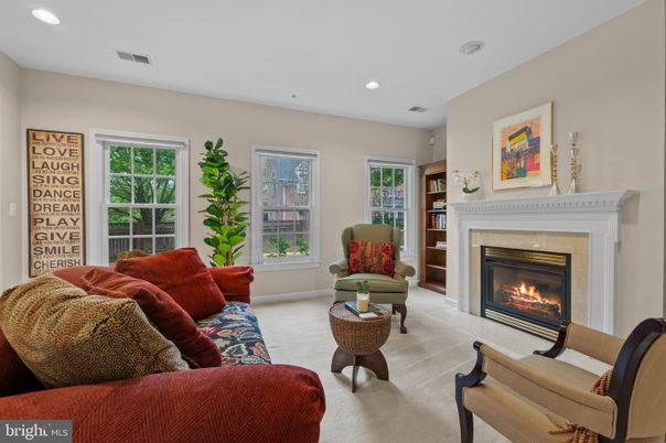 Fireplace, Interior, Living room, Recessed Lighting