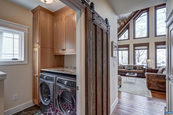 Interior, Living room, Washer, Wood Texture Flooring