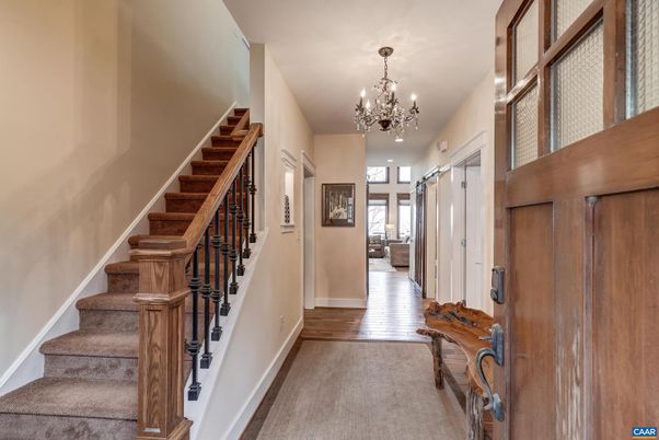 Chandelier, Interior, Wood Texture Flooring