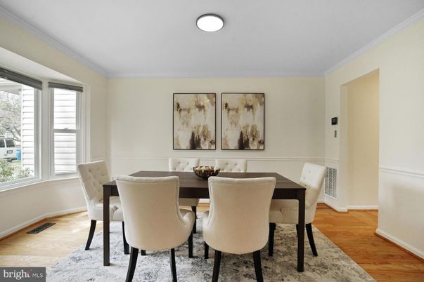 Dining room, Interior, Wood Texture Flooring