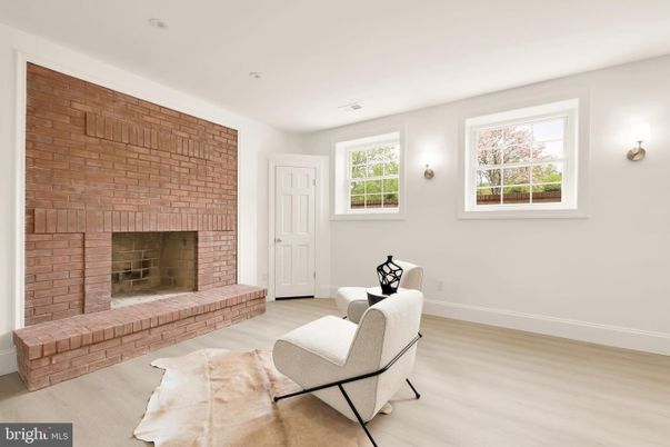 Fireplace, Interior, Stone Walls, Wood Texture Flooring