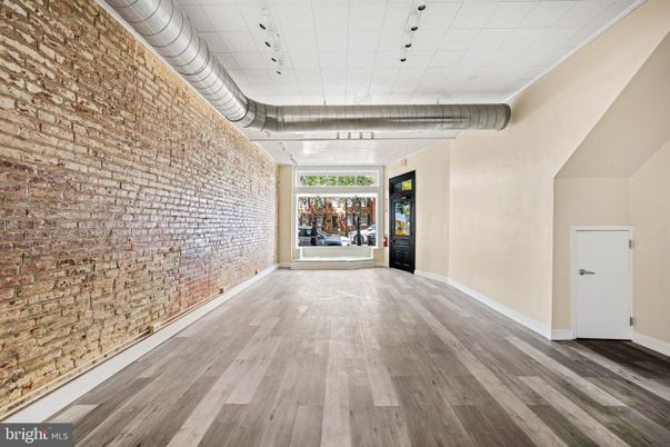 Empty room, Interior, Stone Walls, Wood Texture Flooring