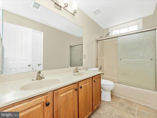 Bathroom, Dual Sink Vanities, Glass Shower, Interior